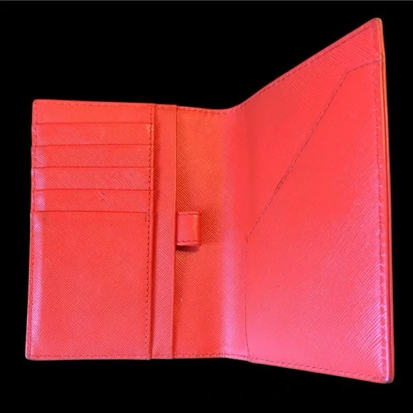 Tory Burch Bright Red Wallet - EUC - Picture 4 of 6